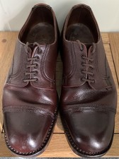 Post WW2 British Army Officer Shoes Veldtschoen Brown Leather Zug Grain Boots