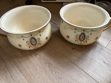 2 Crown Devon Chamber Pot