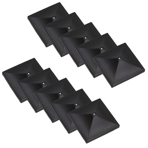 Plastic fence post caps - plastic,