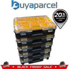 5 x Dewalt DWST1-71194 TStak V Clear Lid Stackable Tool Fixing Organiser Case