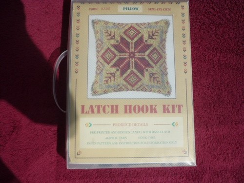 Pre printed cushion - printed, hook