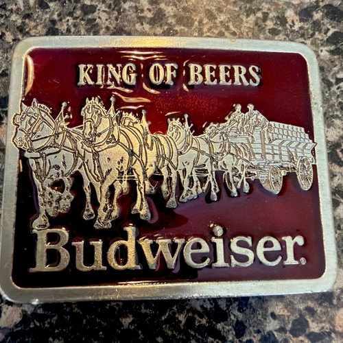 Vintage budweiser belt buckle - vintage,