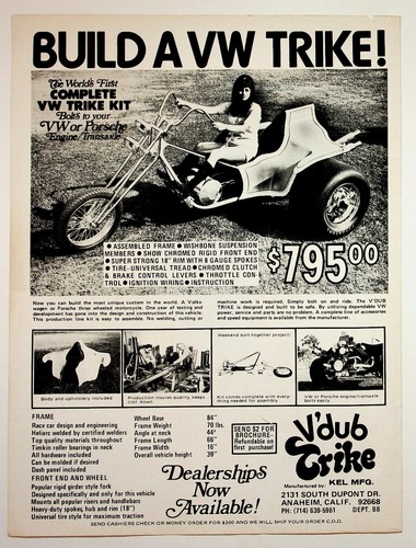 Dub trike porsche - v'dub, kit