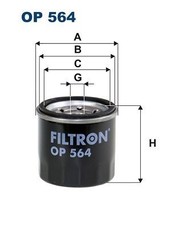 OIL FILTER OP 564 FILTRON