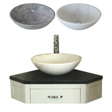 Bathroom Vanity Grey Painted