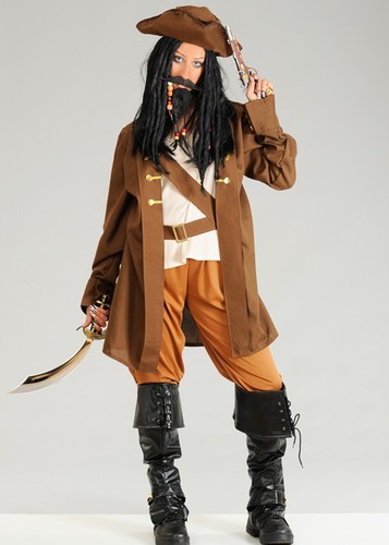 Adult size mens jack sparrow - adult,