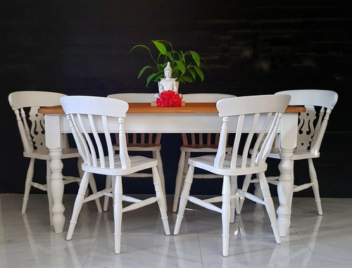 New 5ft farmhouse dining - dining, table