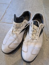 Footjoy AQL Mens Golf Shoes Size 10uk White Leather