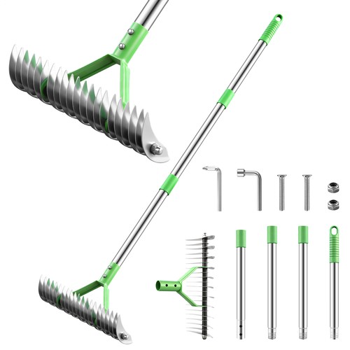 Lawn aerator thatch rake - lawn,