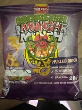 RARE Monster Munch Pickled Onion Misprint Packet