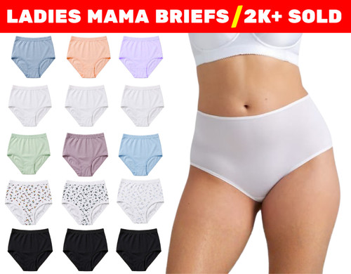 Pack ladies briefs maxi - ladies,