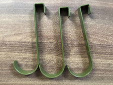 3x Pcs Arne Jacobsen Original RARE Vola Green Robe Hooks 1960s Danish MCM Design