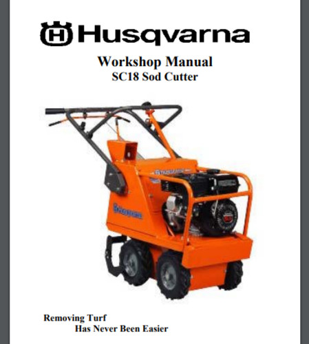 Husqvarna sod cutter 18 - husqvarna, sc