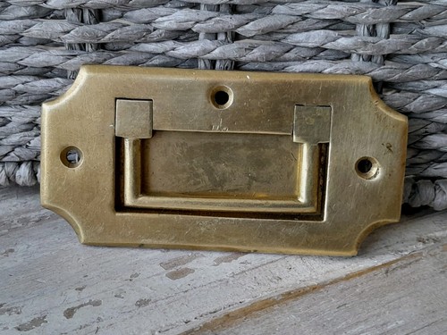 Vintage brass flush - , drop
