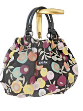 Billy Bag handbag  Attractive 1970's Style Retro Cotton Stylised Flowers NEW