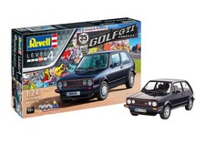 Gift Set 35 Years Volkswagen Golf GTI Pirelli Revell Model Kit with Base Z