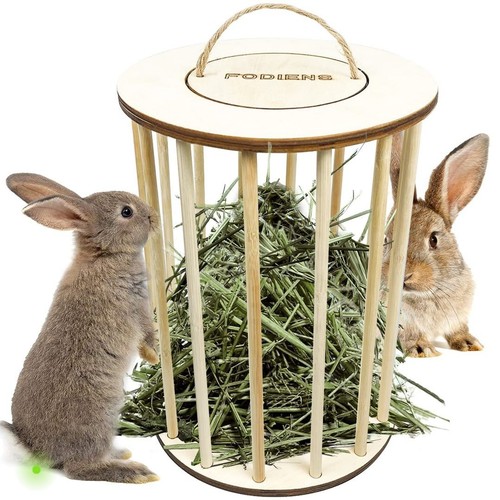 Wooden hay feeder rack - wooden,