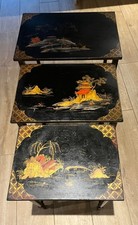 Mid-Century Black Lacquer