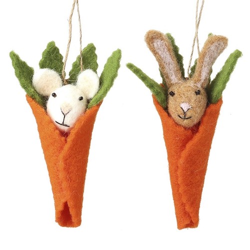 Set two felt - mice, in