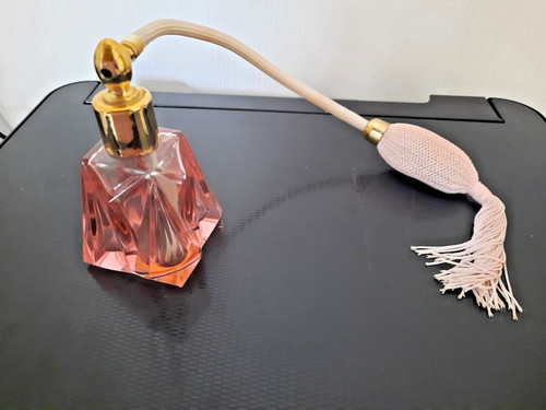 Vintage glass perfume bottle - perfume,