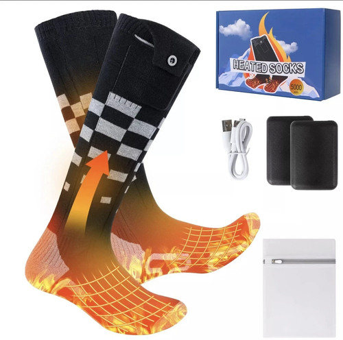 Heated socks rechargeable - heated,