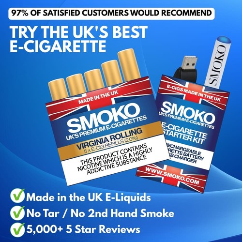 Smoko cigarette - smoko, e-cigarette
