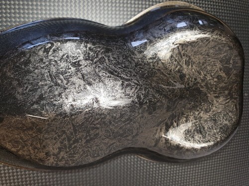 Pewter silver marble - marble, 400ml