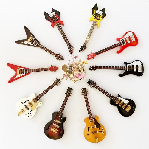 Miniature guitar stand and - miniature,