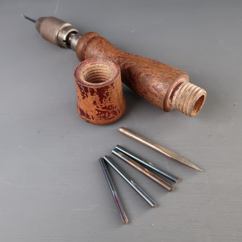 Vintage leather work stitching - work,