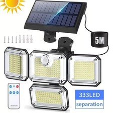 4-Head 333 LED Solar Motion