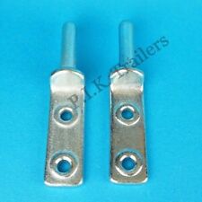 2 x Zinc Plated Bolt-on Tailgate Gudgeon Hinge Pins for Trailer & Pickup