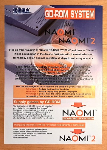 Naomi rom system vintage - 2, gd-rom