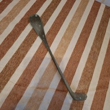 VINTAGE SOLID BRASS GOLF CLUB SHOE HORN  RARE 
