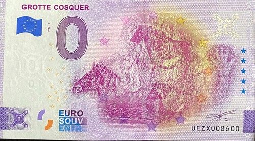 Ticket euro cave cosquer - ticket,