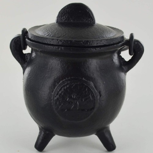 Cast iron cauldron tree - cauldron,