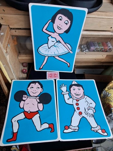 Vintage jumbo magic cards - magic, trio