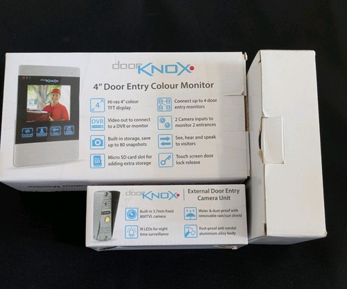 Doorknox colour video door - 4",