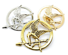 THREE (3pcs) MOCKINGJAY PINS
