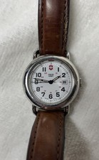 Vintage Victorinox Swiss Army Women 24530 Cavalry Field Quartz Watch