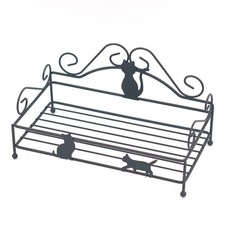  Iron Shelf Shelving Unit Small Wire Rack Bathroom Storage Organizer