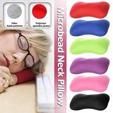 Micro Microbead Pillow Cushion Travel Bolster Office U Neck Pillow Nap X9W1
