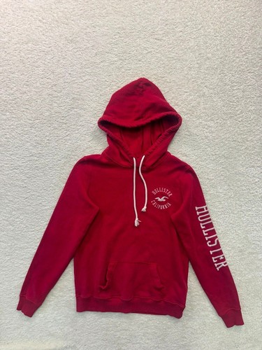 Hollister red hoodie - hollister,