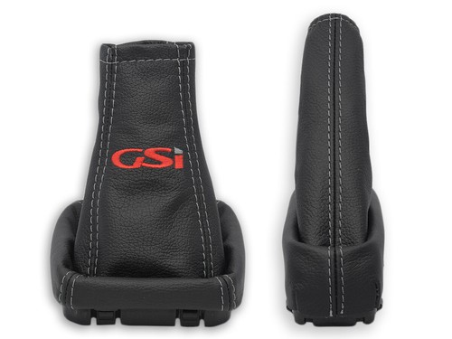 Gear handbrake gaiter leather - handbrake,