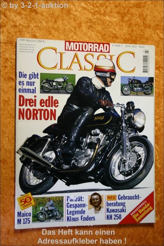 Motorcycle classic norton - 3/95,