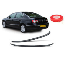 Rear Spoiler Lip Boot Trunk Lip Top Roof Black Gloss for VW Passat B6 2006-2010