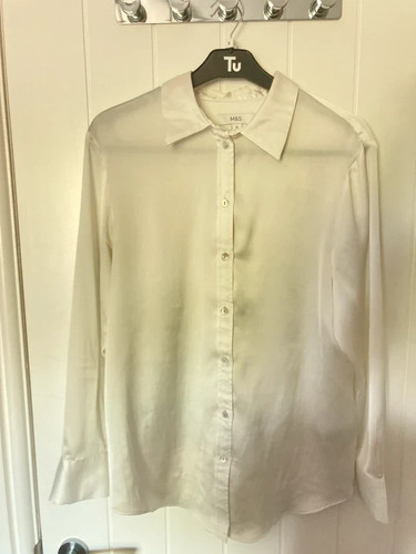 White satin effect long - satin,