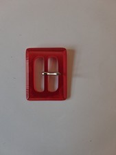 Small Ladies  Red Belt Buckle