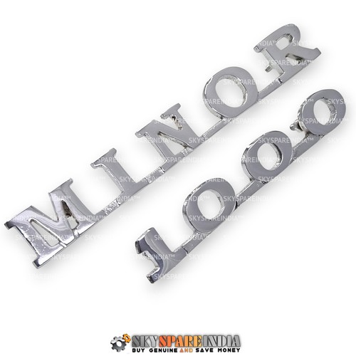 Minor 1000 boot trunk - 1000, badge