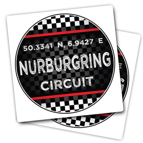 Vinyl stickers nurburgring - 2x,