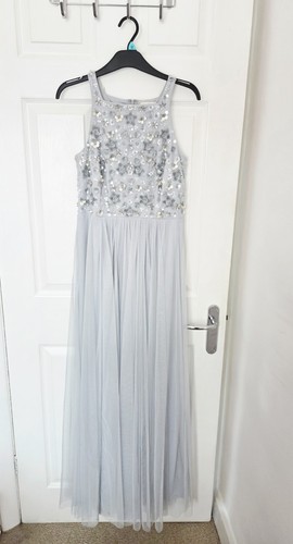 Monsoon silver blue maxi - silver,